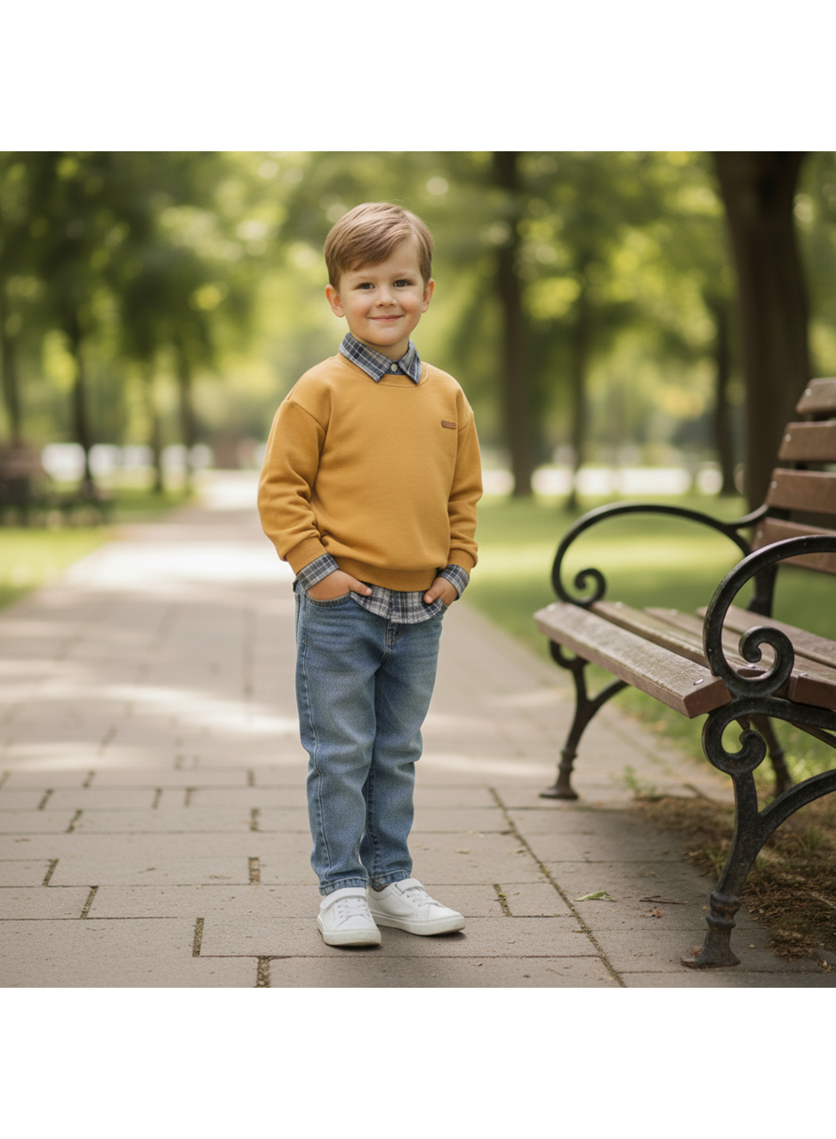  447536 ERKEK ÇOCUK 3LÜ TAKIM 2Y,3Y,4Y Erkek