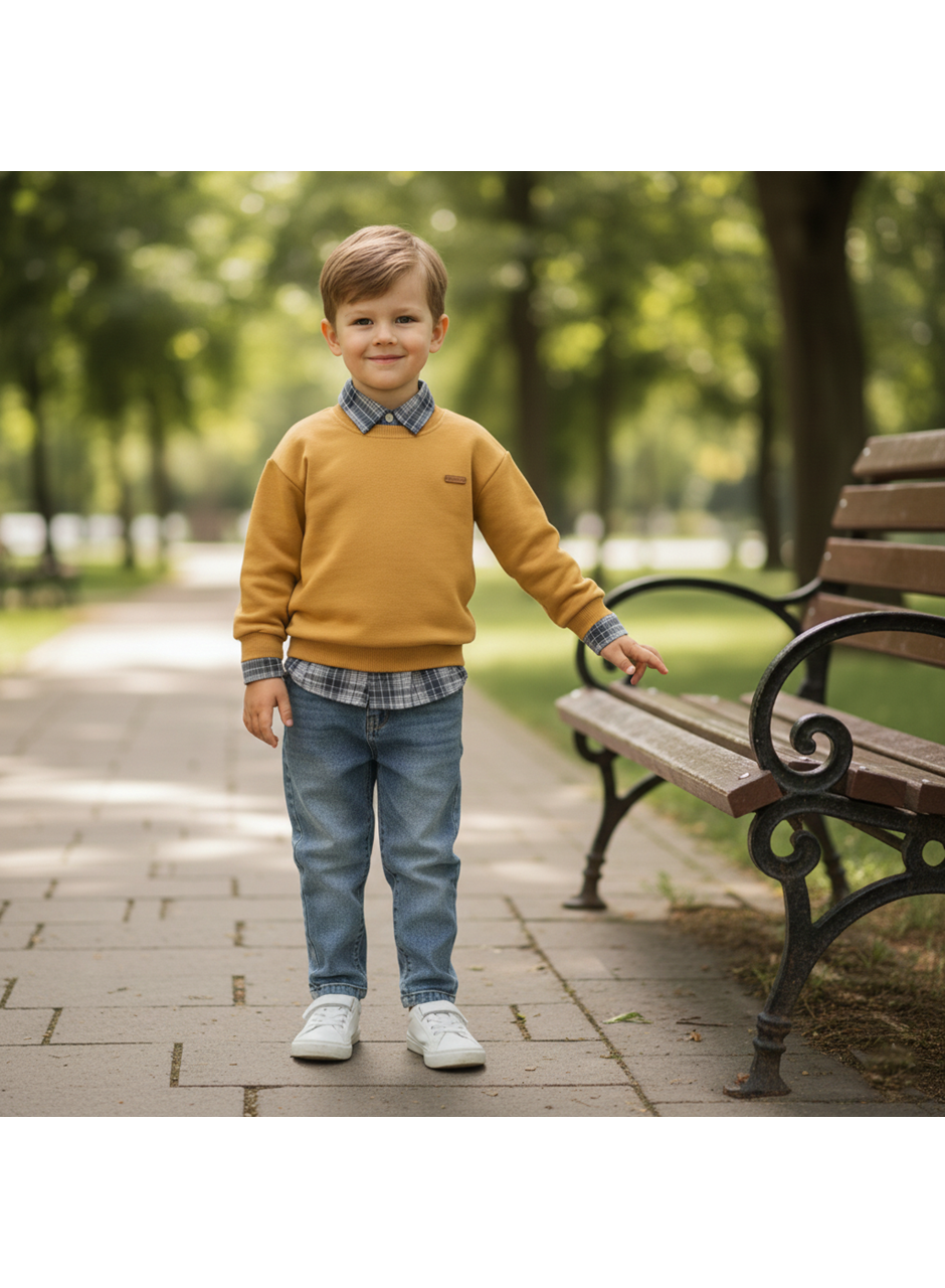  447536 ERKEK ÇOCUK 3LÜ TAKIM 2Y,3Y,4Y Erkek