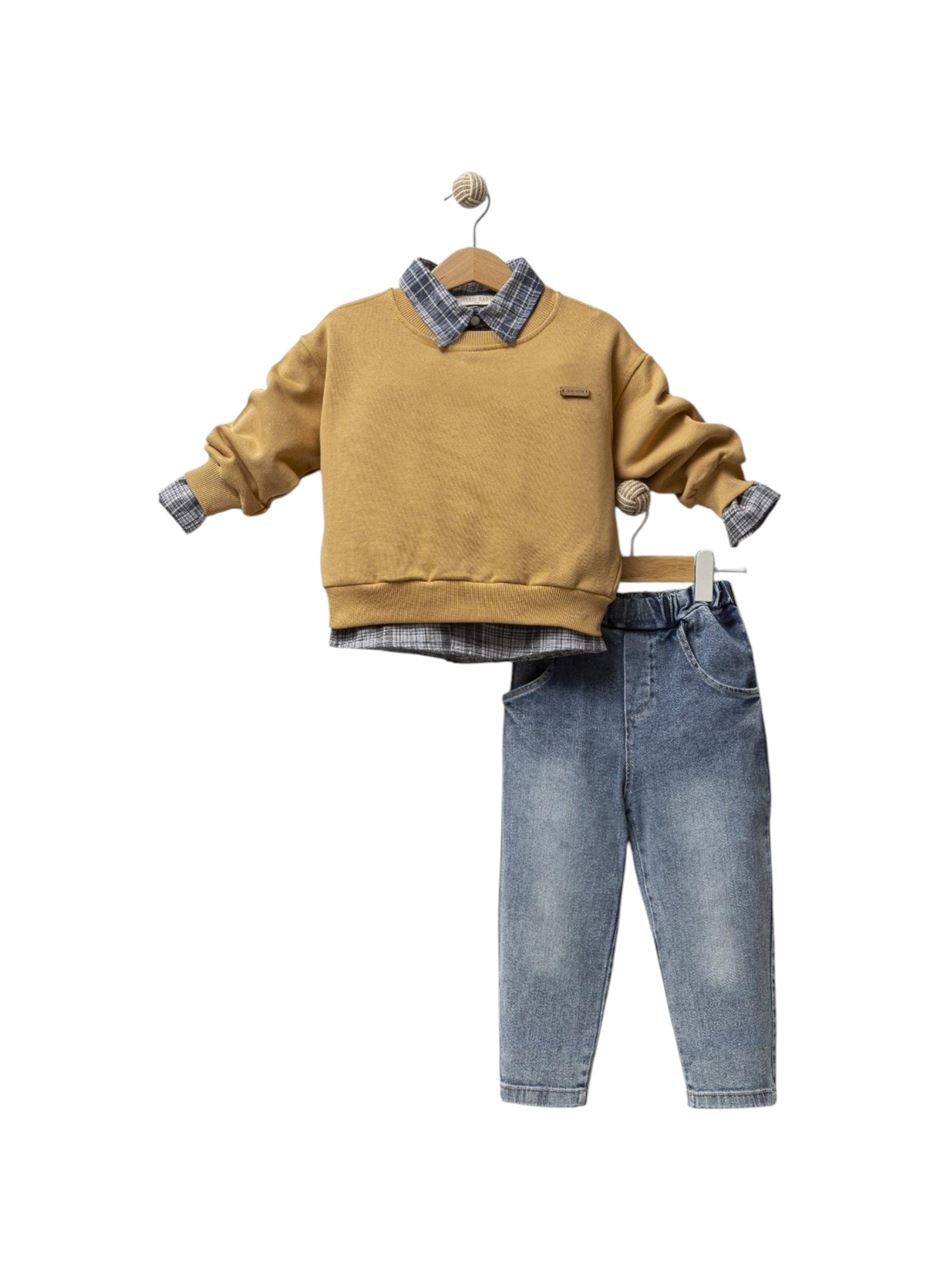  447536 ERKEK ÇOCUK 3LÜ TAKIM 2Y,3Y,4Y Erkek