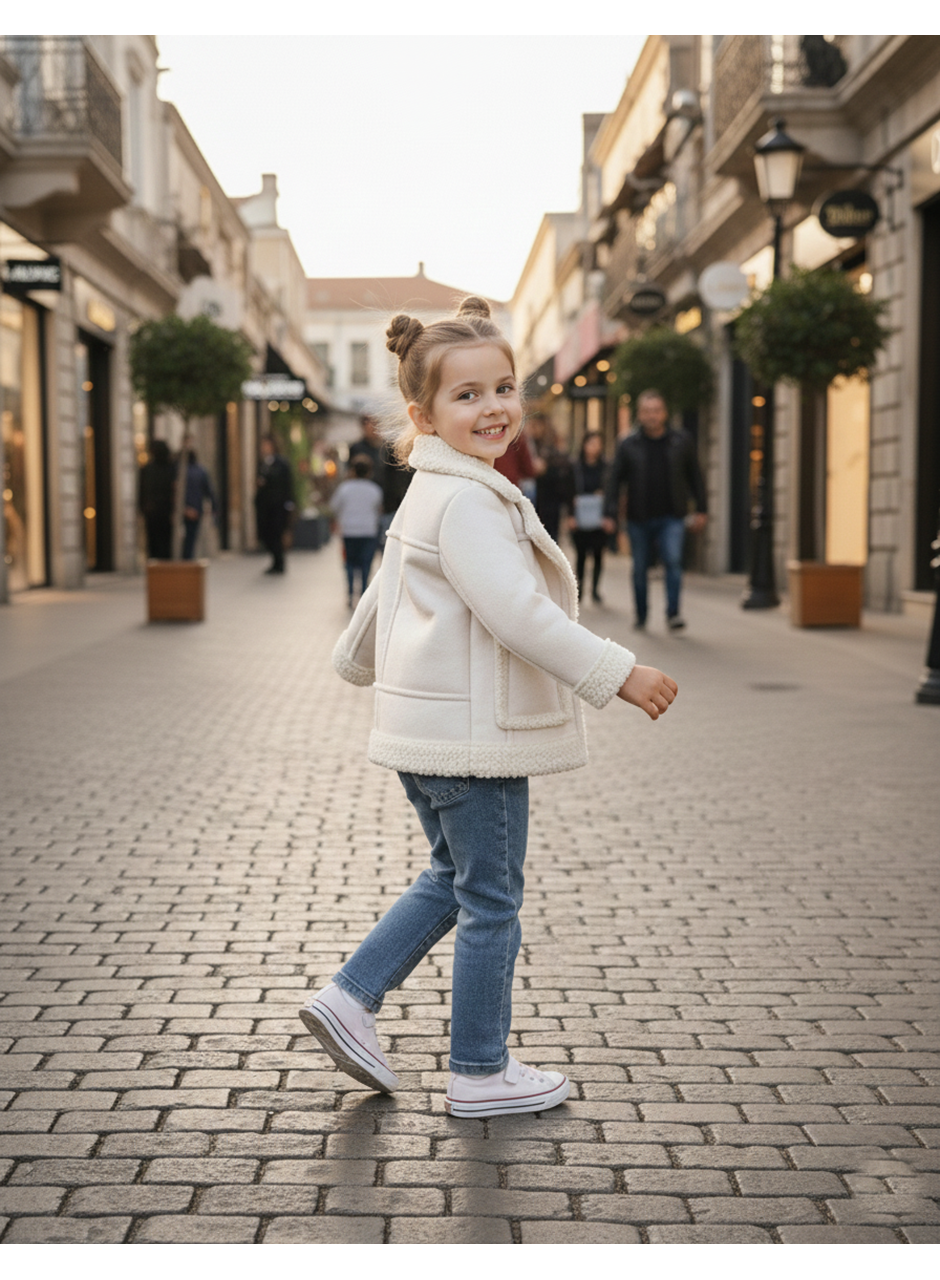 445507 KUZU MONTLU KIZ TAKIM 2Y,3Y,4Y,5Y