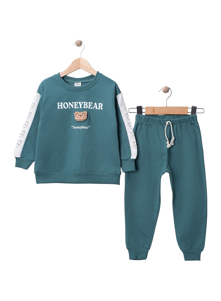 447003 MEVSİMLİK HONEYBEAR ŞİŞİRMELİ TAKIM 12 Ay,2Y,3Y,4Y YŞL