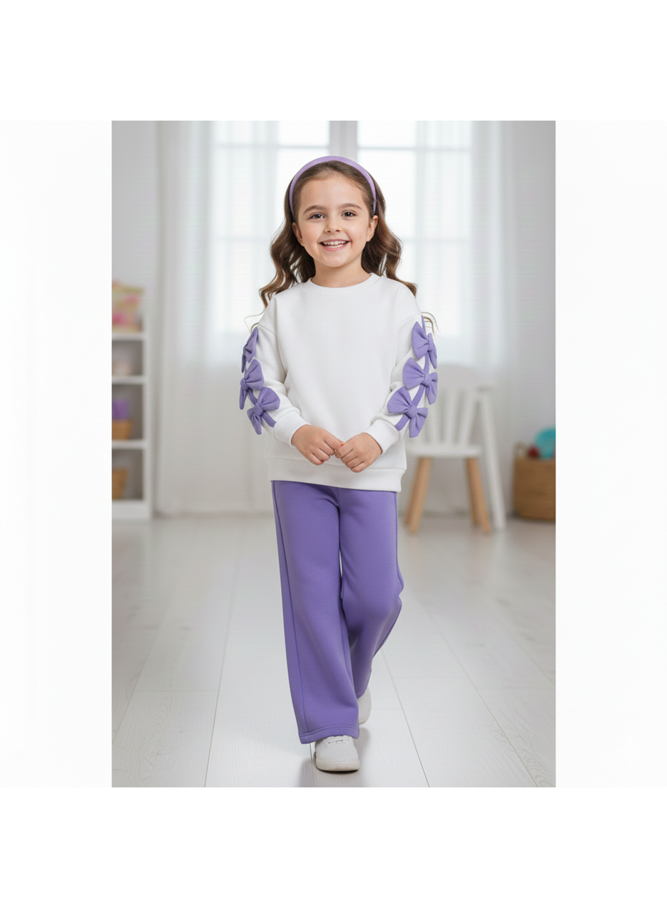 446243 FİYONKLU TAŞ BASKILI KIZ TAKIM 2Y,3Y,4Y,5Y Kız