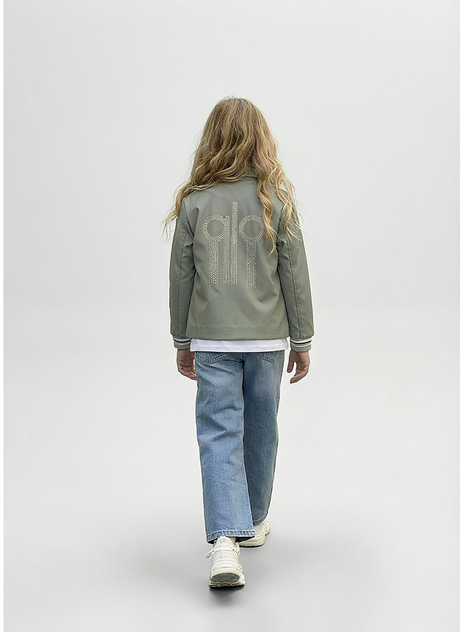 447462 ALO YILDIZLI DESENLİ3 LÜ KIZ TAKIM YŞL