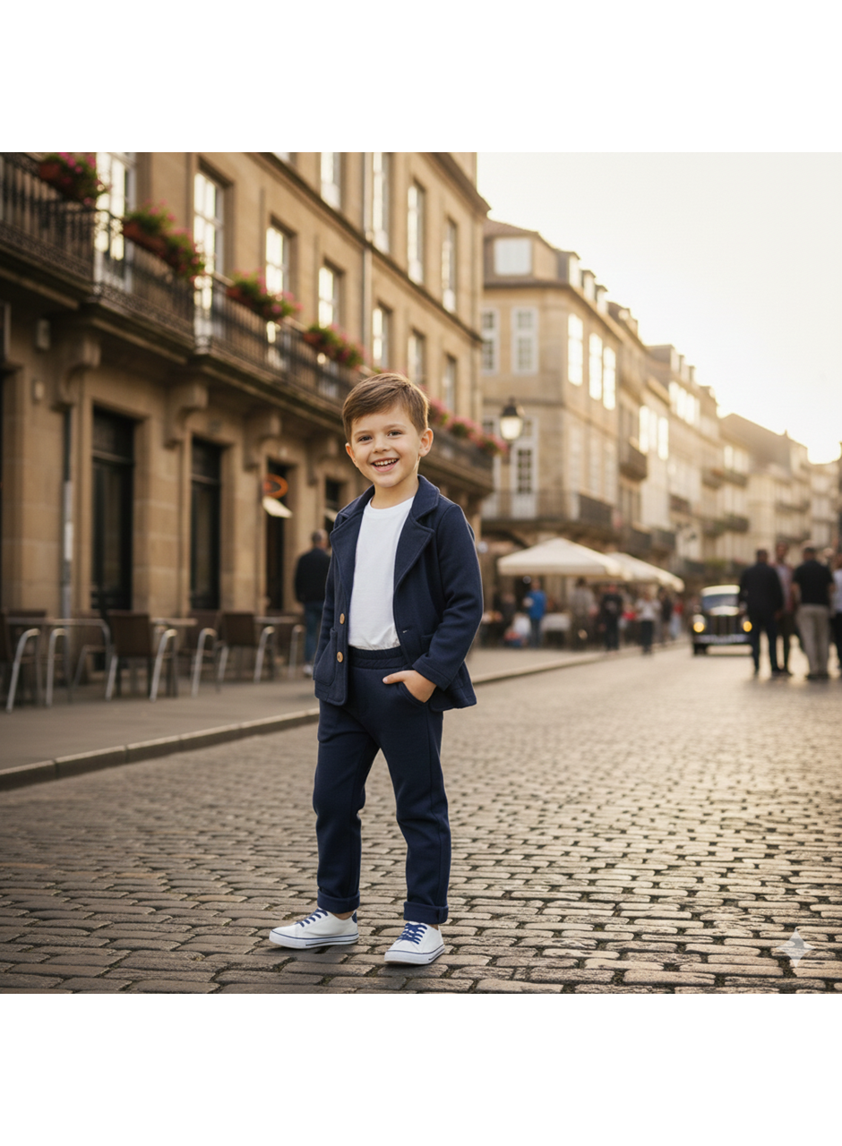 446780 MÜSLİN GABARDİN ERKEK TAKIM 5Y,6Y,7Y,8Y Laci