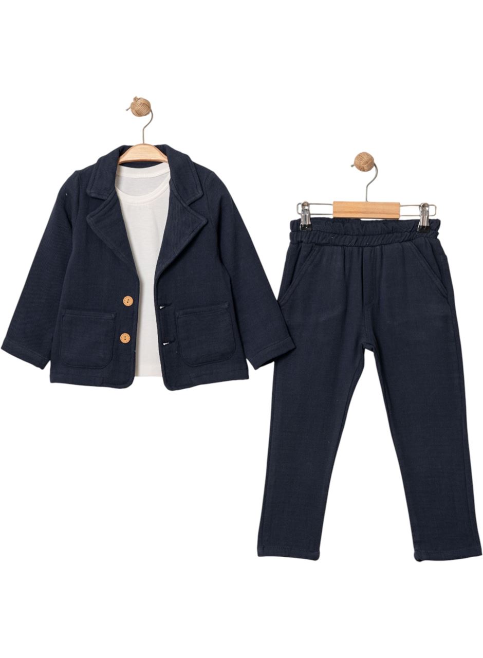 446780 MÜSLİN GABARDİN ERKEK TAKIM 5Y,6Y,7Y,8Y Laci