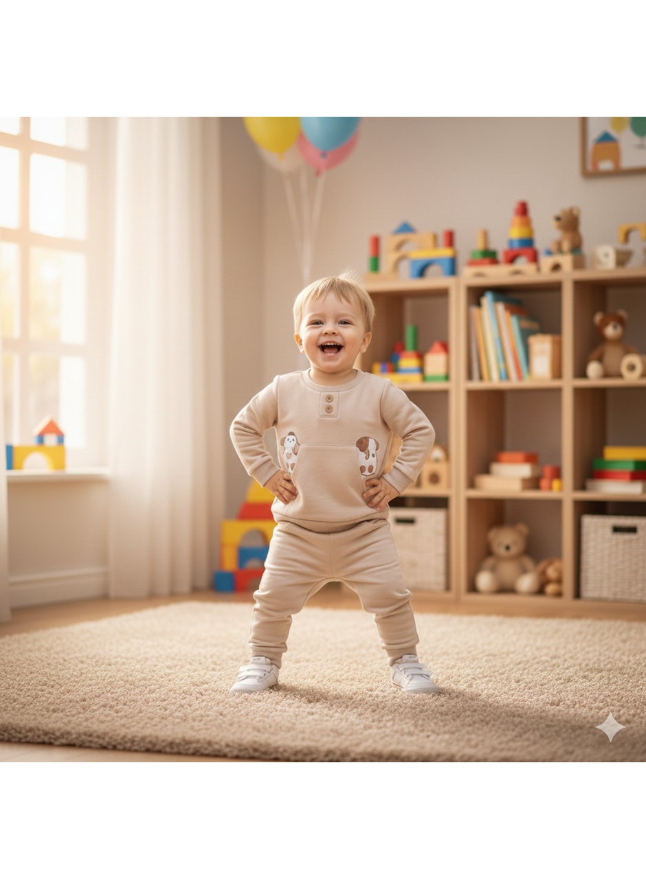 447037 MEVSİMLİK ERKEK BEBE TAKİM 18 Ay,2Y,3Y,4Y Erkek