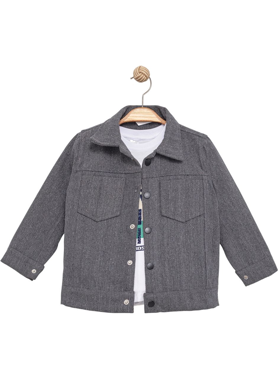 443571 ERKEK ÇOCUK İKİLİ TAKIM FÜME 9-12