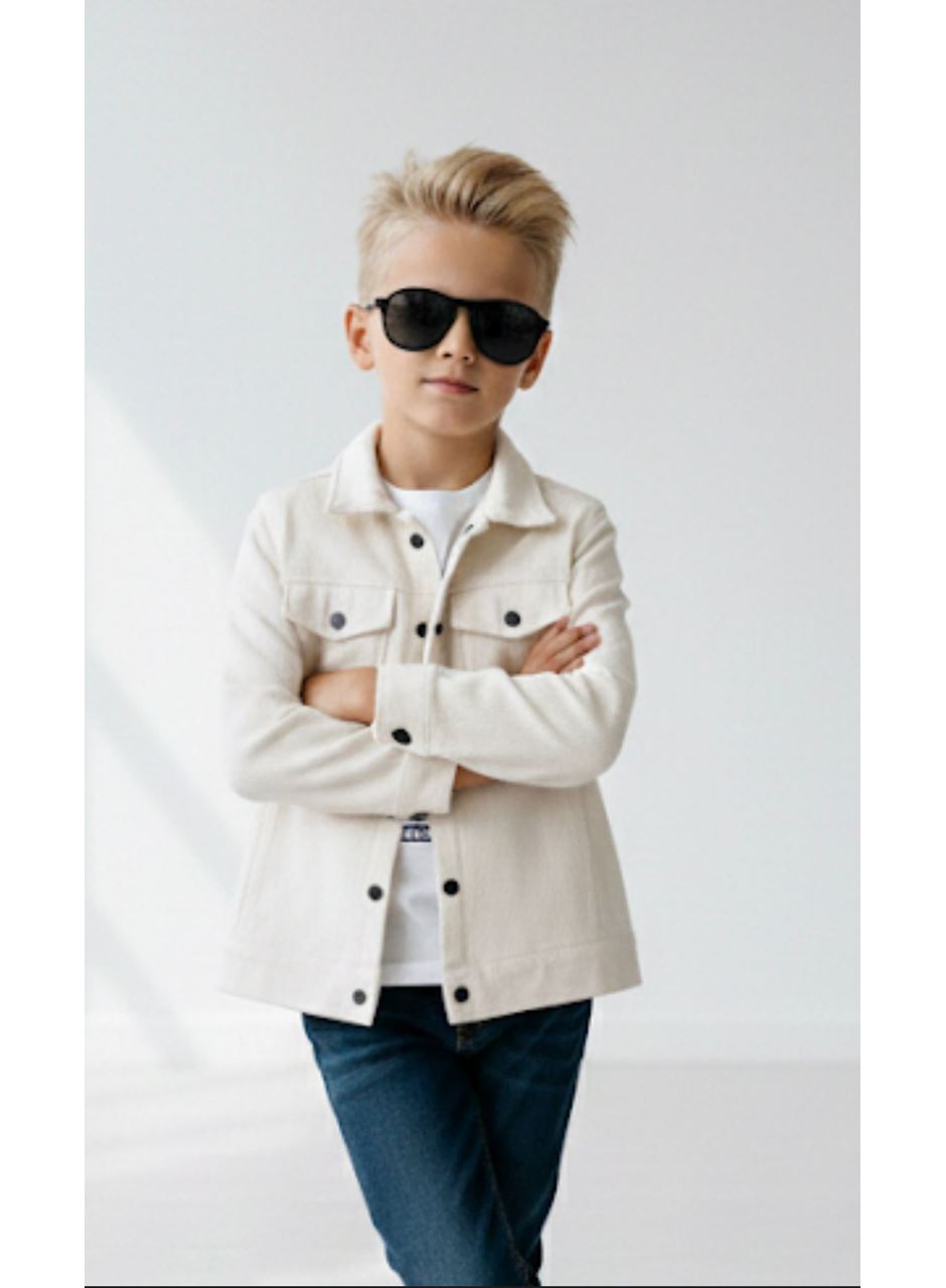 443571 ERKEK ÇOCUK İKİLİ TAKIM EKRU 9-12