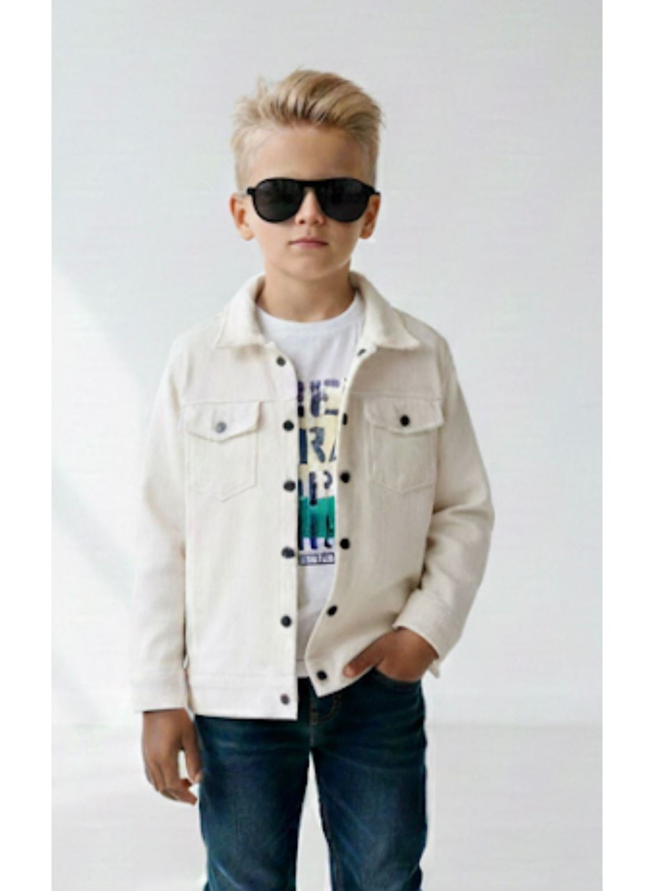 443571 ERKEK ÇOCUK İKİLİ TAKIM EKRU 9-12