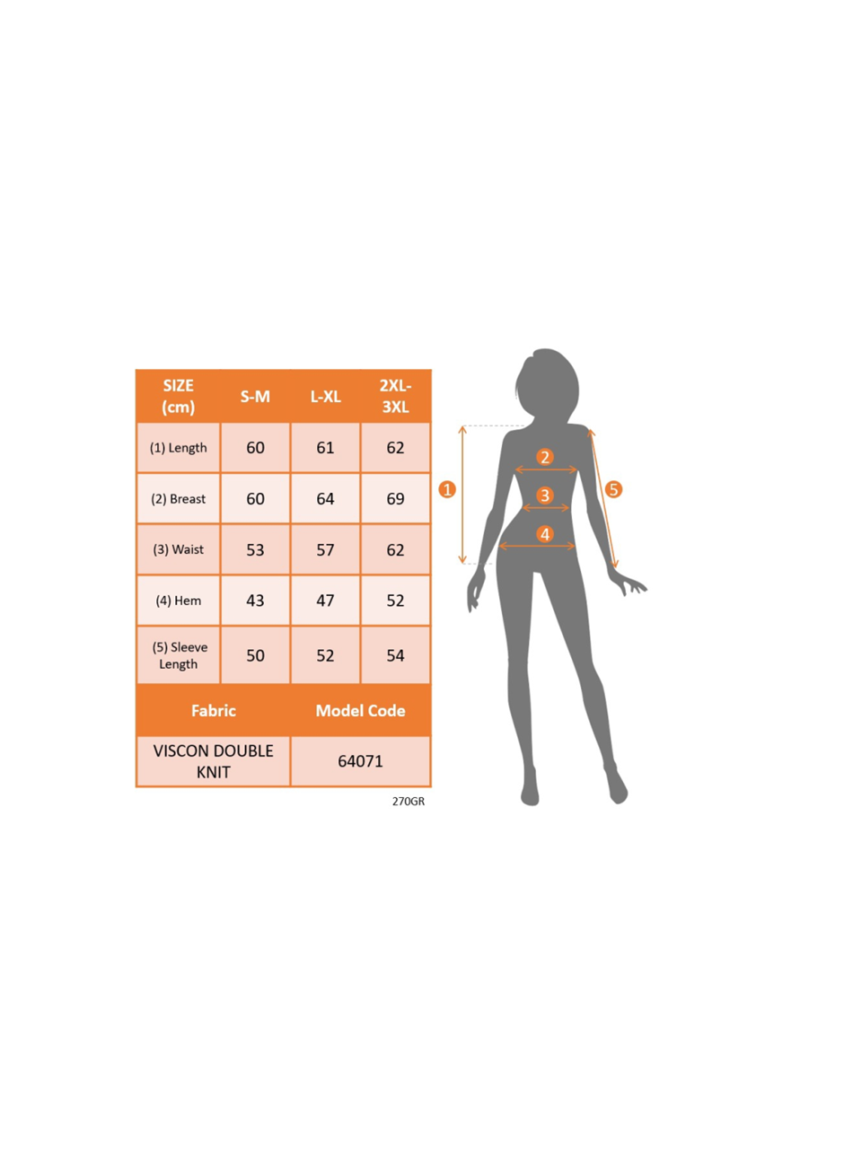 Kadın Uzun Kollu Bisiklet Yaka Viskon Iki Iplik Bluz