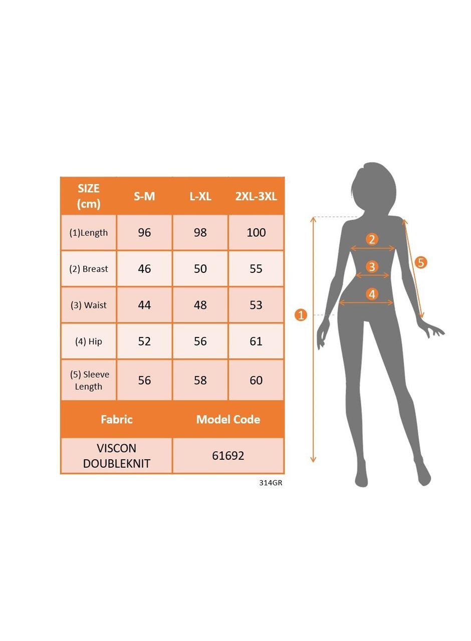 Kadın Uzun Kollu Yuvarlak Yaka Midi Viskon Iki Iplik Elbise