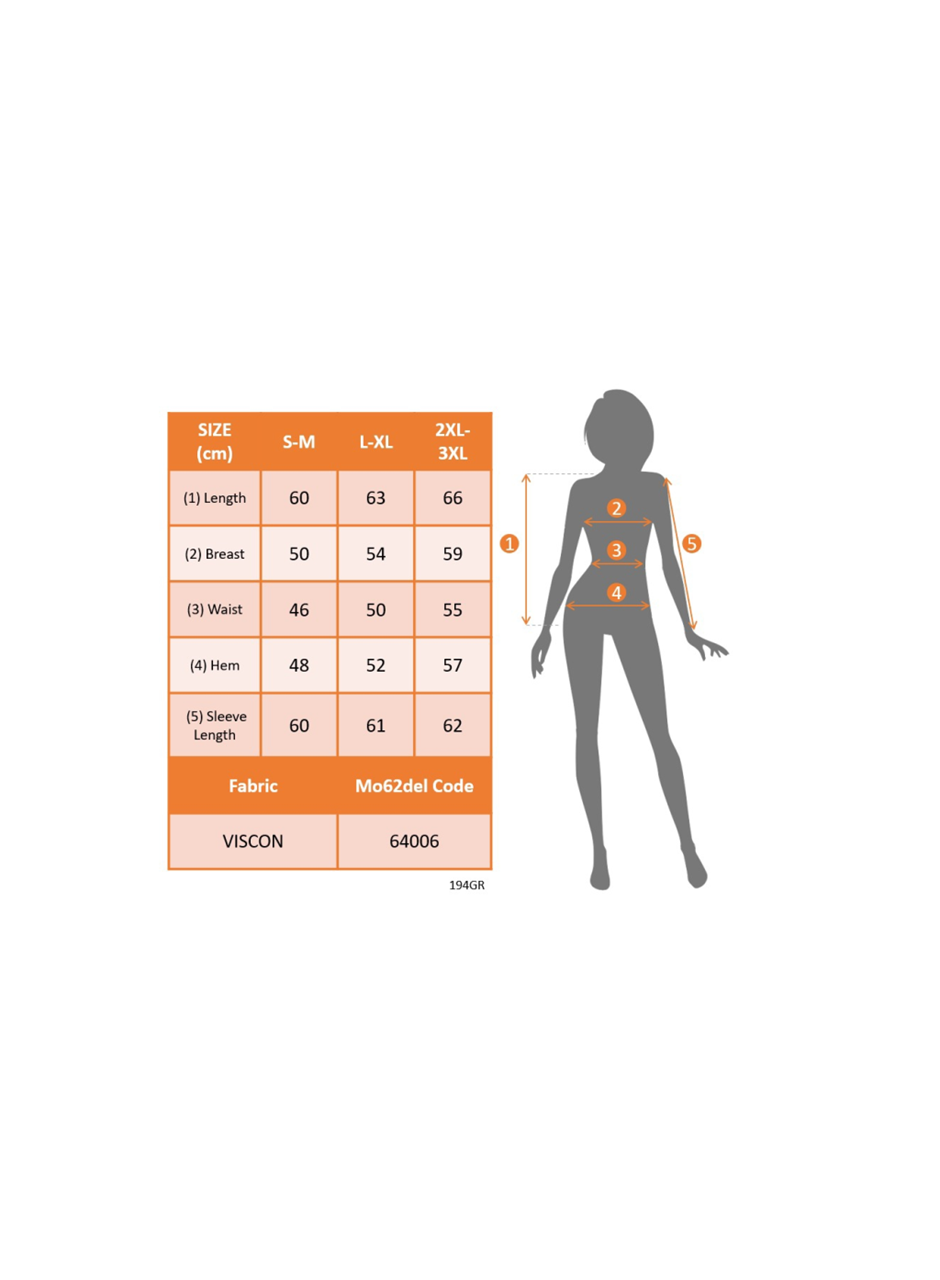 Kadın Uzun Kollu Bisiklet Yaka Baskılı Viskon Bluz