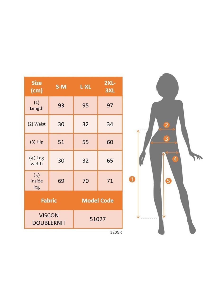 Kadın Yüksek Bel Lastikli Yanlardan Düğmeli Viskon Iki Iplik Pantolon