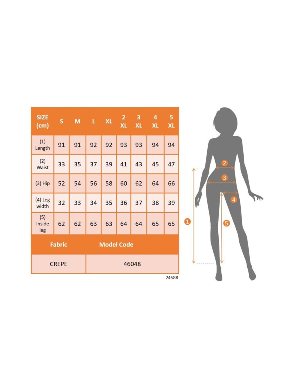 Kadın Yüksek Bel Krep Pantolon