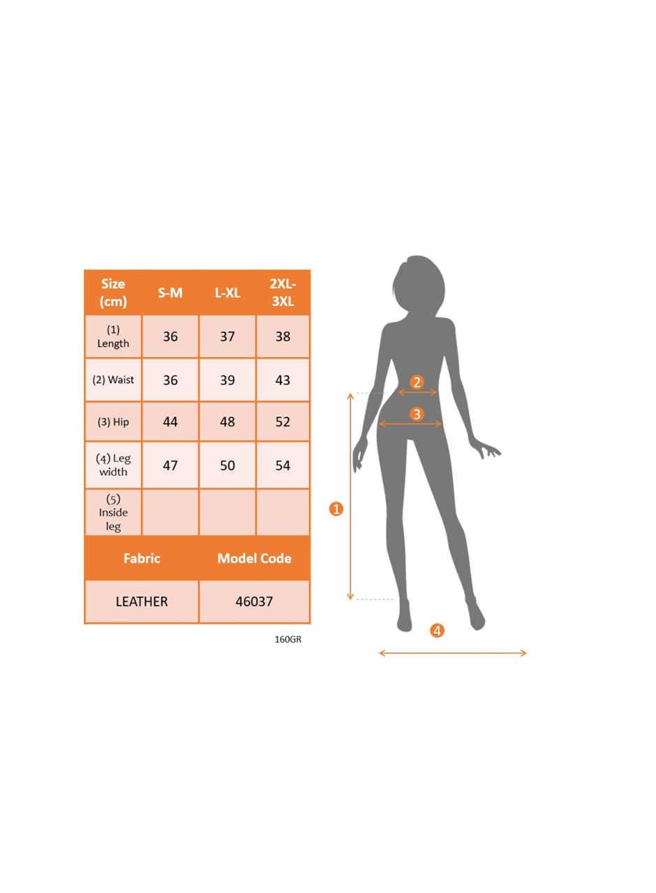 Kadın Yüksek Bel Fermuarlı Mini Deri Etek