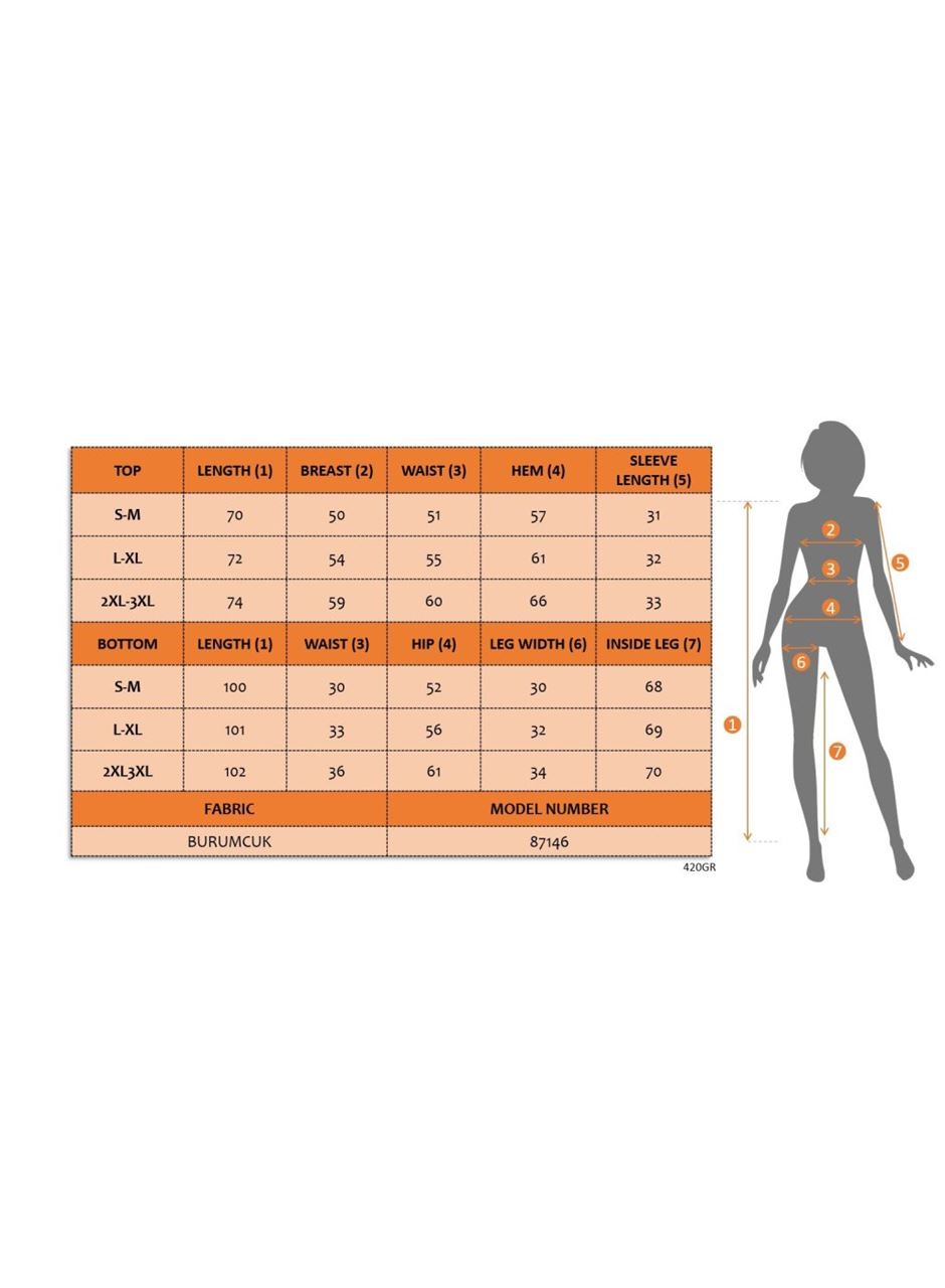 Kadın Kısa Kollu V Hakim Yaka Düğmeli Bürümcük Bluz Ve Pantolon Ikili Takım