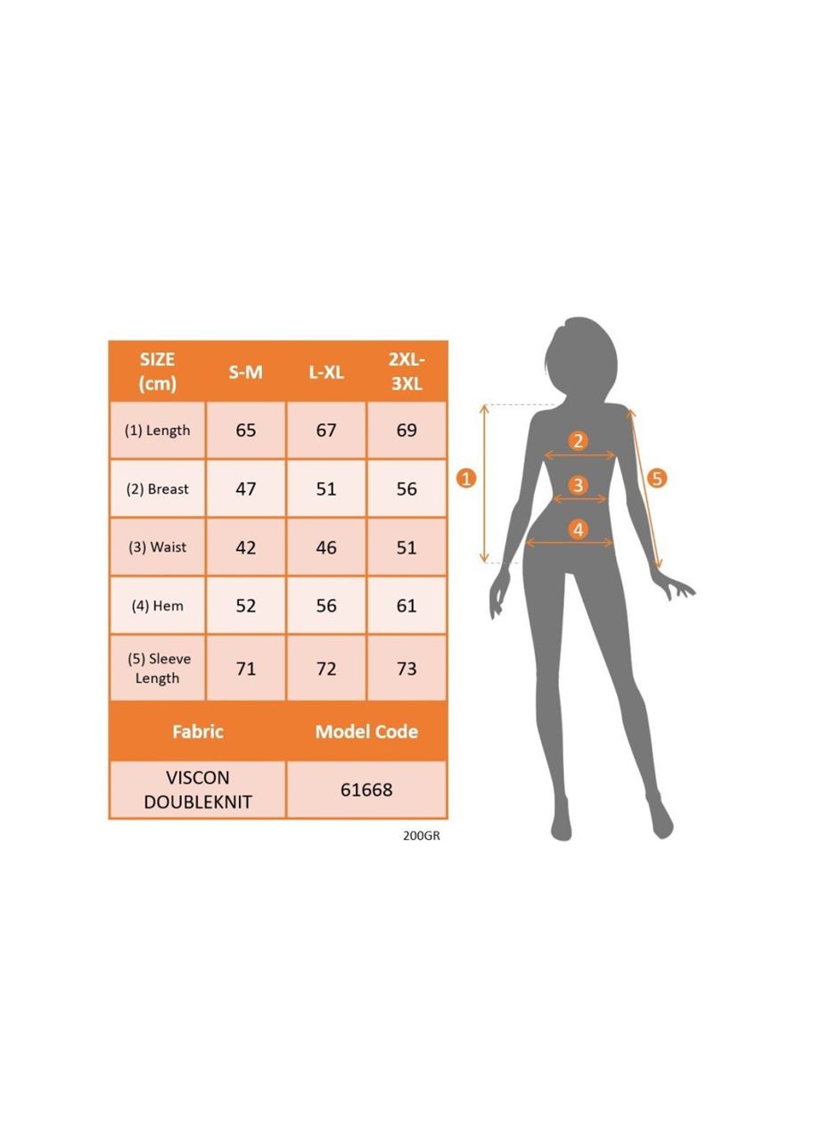Kadın Uzun Kollu Yarı Balıkçı Yaka önü Nervürlü Viskon Iki Iplik Bluz