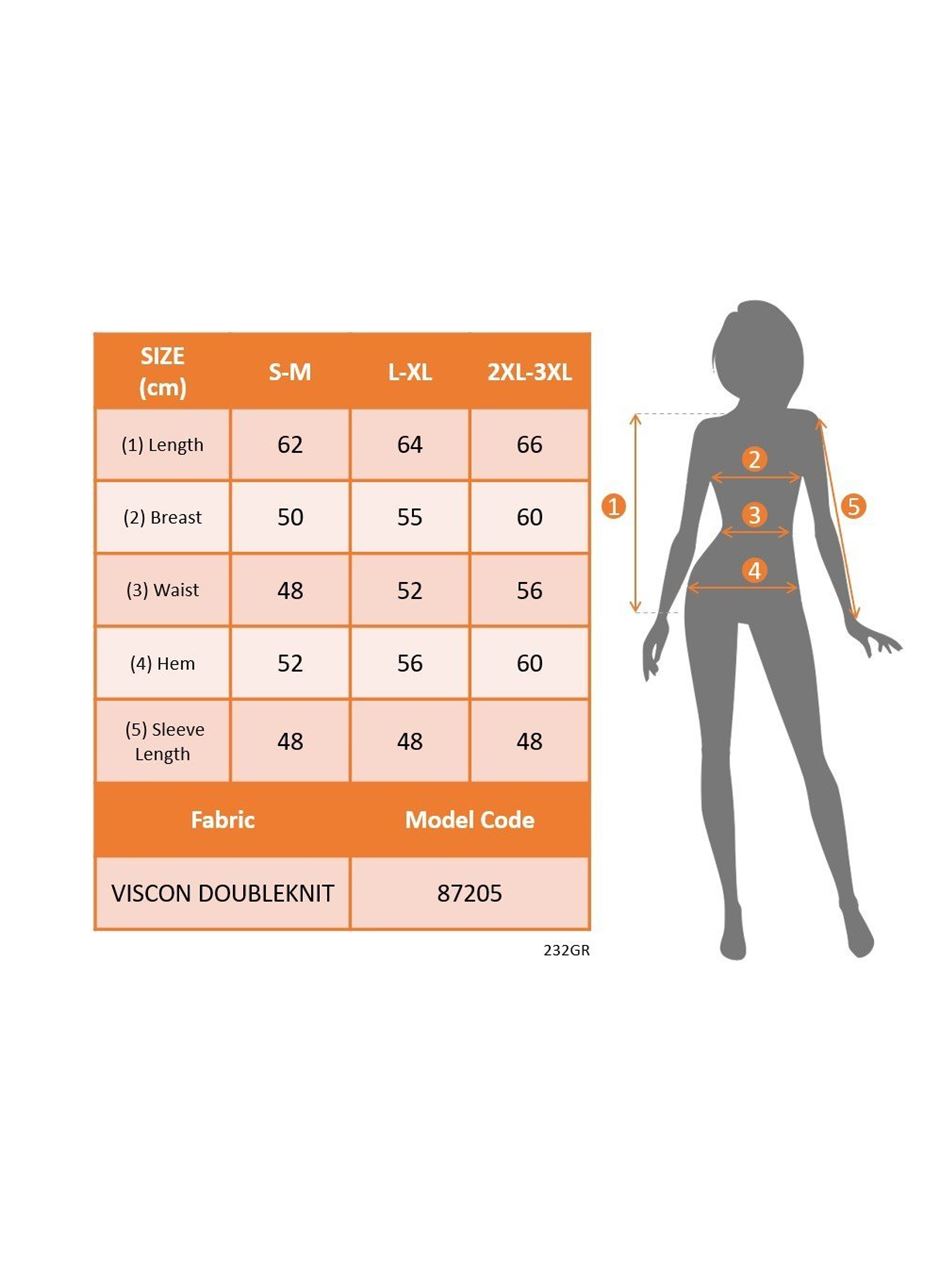 Kadın Uzun Kollu V Yakalı Viskon Iki Iplik Bluz