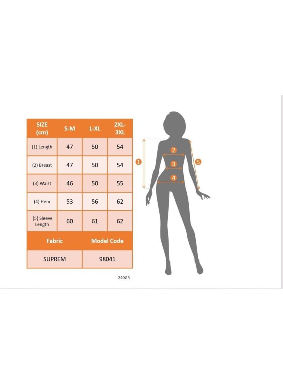 Kadın Uzun Kollu Hakim Yaka Yakadan Fermuarlı Geometrik Desenli Süprem Bluz