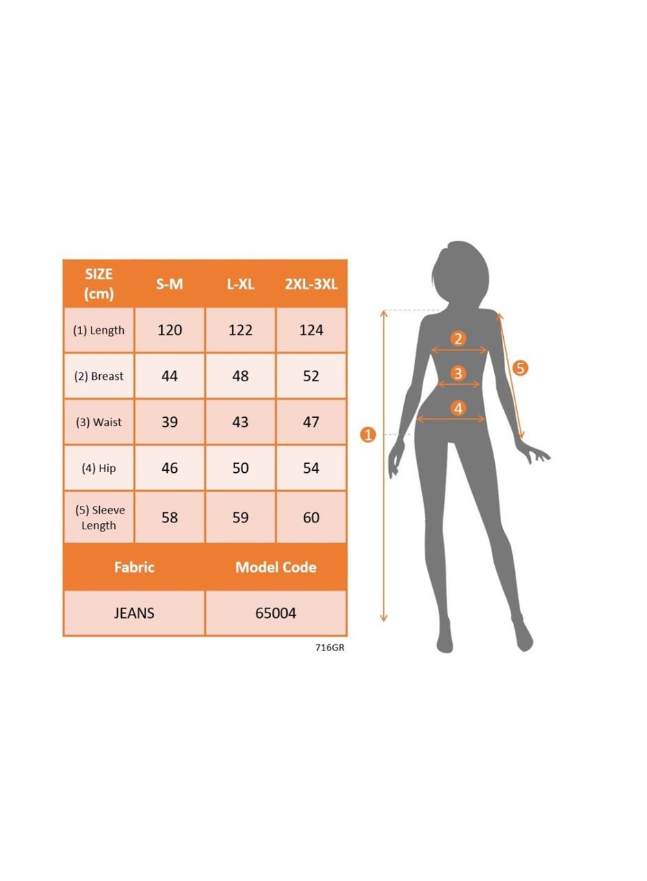 Kadın Uzun Kollu Yakalı önden Düğmeli Midi Kot Elbise