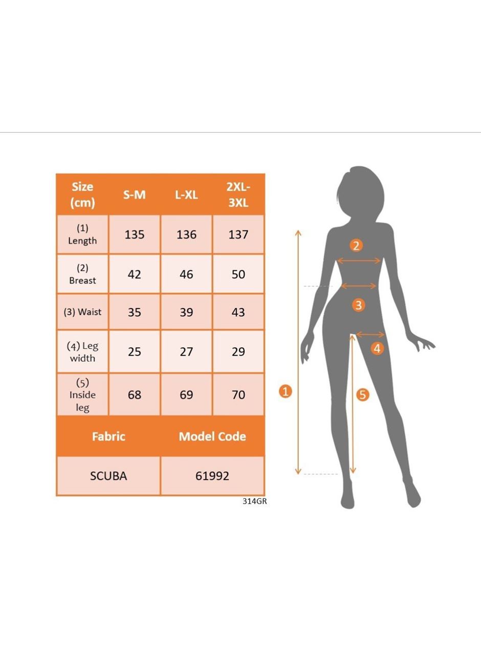 Kadın Uzun Kollu Kare Yakalı Fermuarlı Parmaktan Geçmeli Dalgıç Tulum