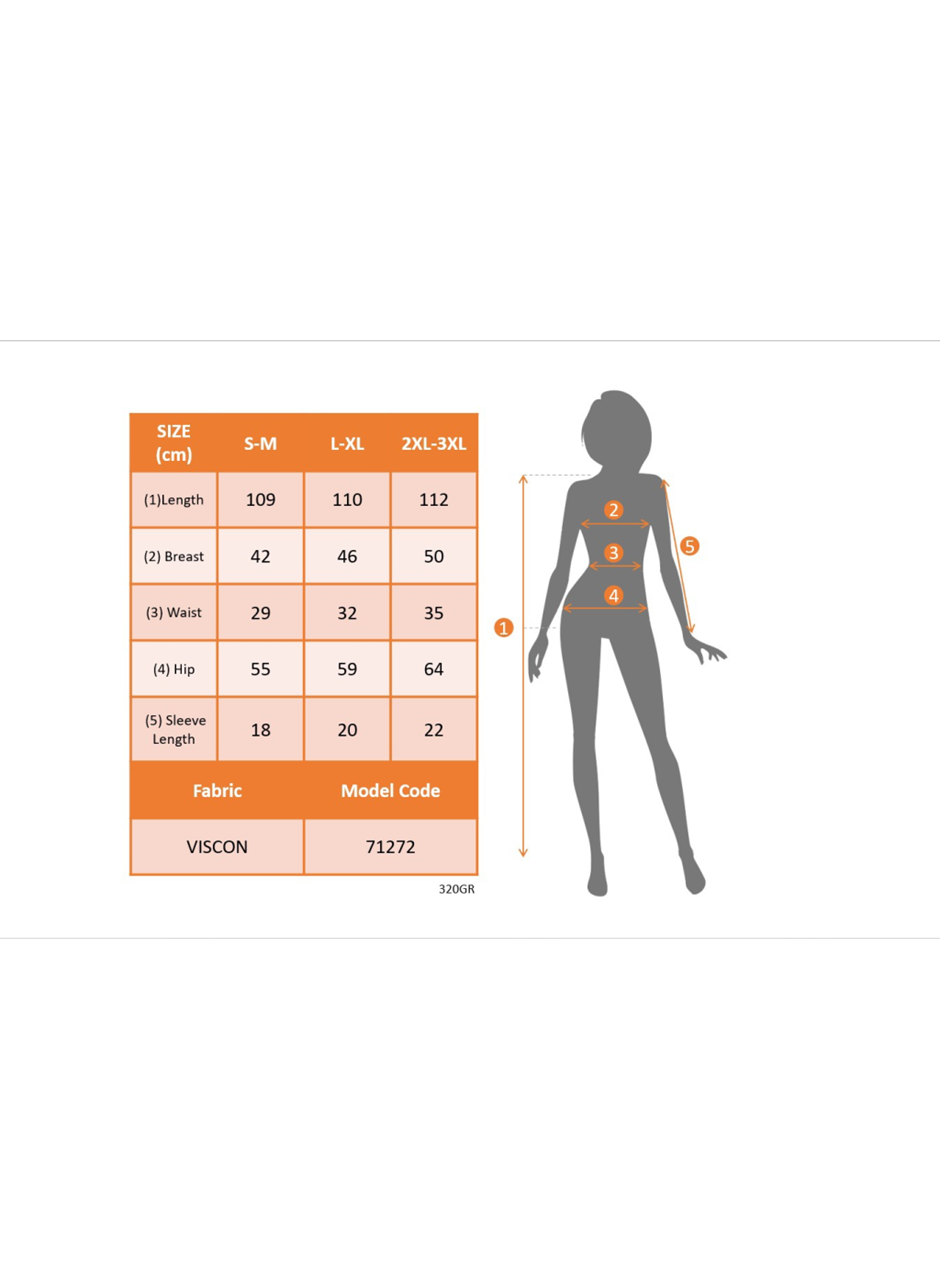 Kadın Kısa Kollu Bisiklet Yaka Belden Lastikli Midi Viskon Elbise