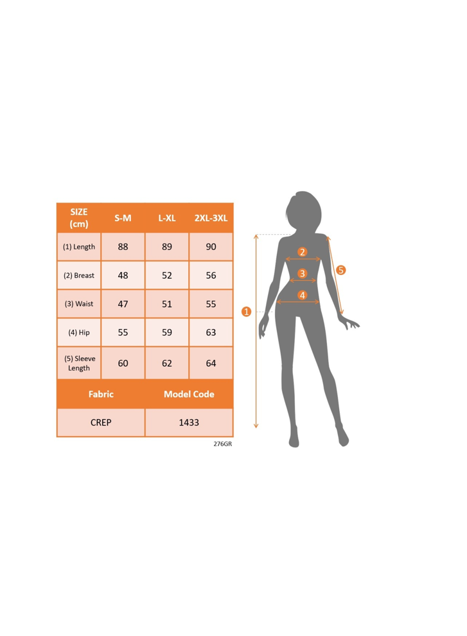 Kadın Uzun Kollu V Yakalı şeritli Tül Detaylı Ithal Krep Elbise