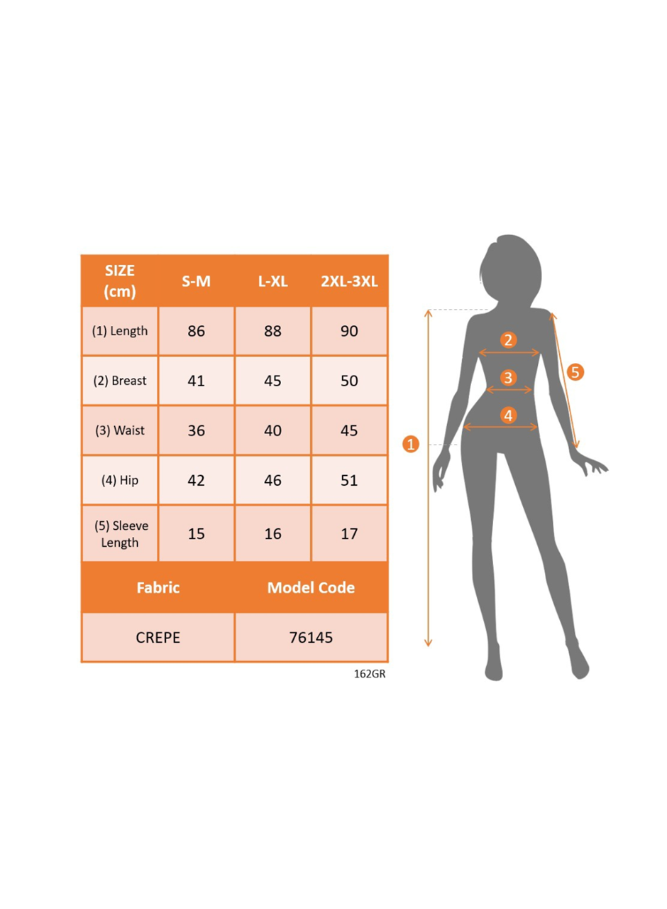 Kadın Kısa Kollu Kruvaze Yakalı örme Puantiyeli Krep Elbise