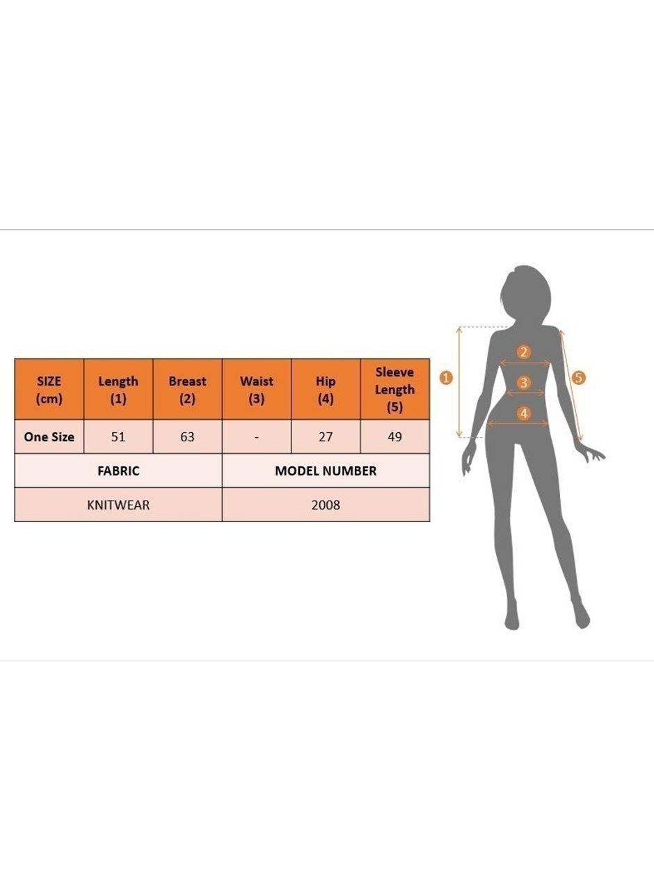 Kadın Uzun Kollu Düğme Detay Triko Bluz