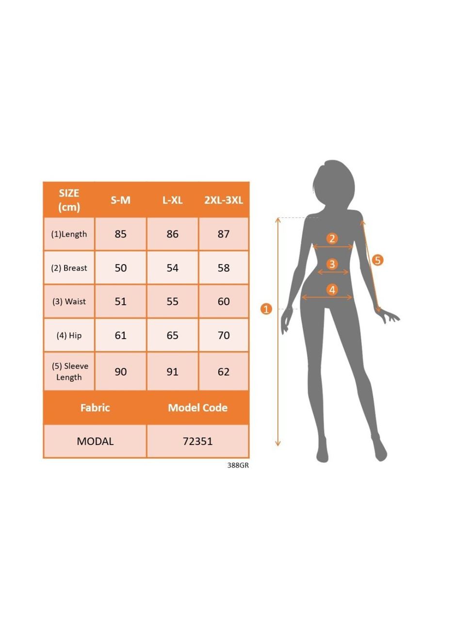 Kadın Uzun Kollu Yakalı Desenli Mini Modal Elbise
