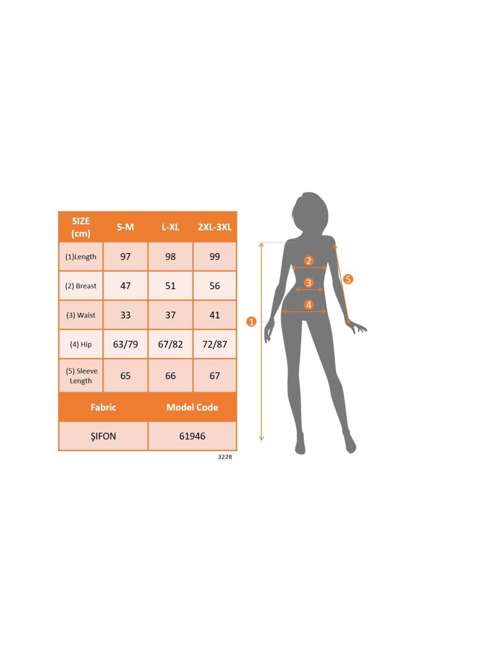 Kadın Uzun Kollu V Yakalı Fırfırlı Ve Bağcıklı şifon Mini Elbise