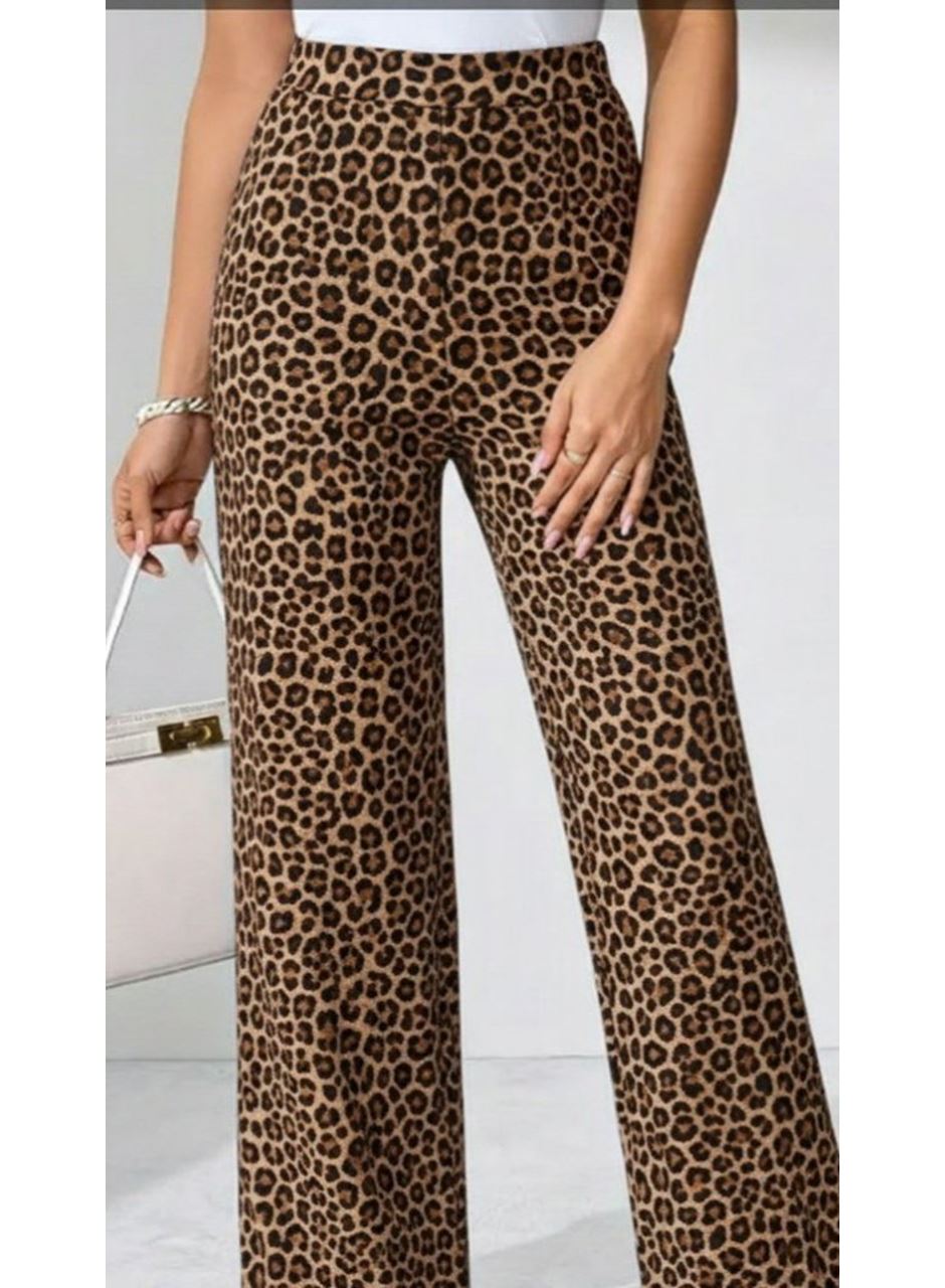 Kadın Yüksek Bel Paçaya Doğru Geniş Dalgıç Pantolon