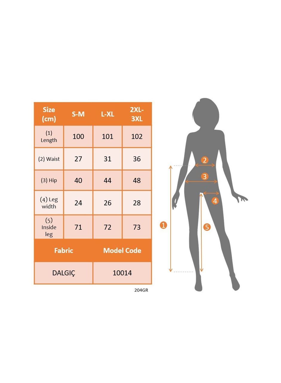 Kadın Yüksek Bel Taşlı Dalgıç Tayt