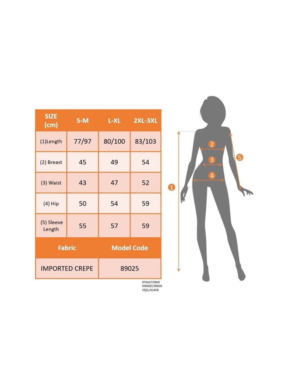 Kadın Uzun Kollu Yarı Balıkçı Yaka Tül Ve Inci Detaylı Kısa Ithal Krep Midi Elbise