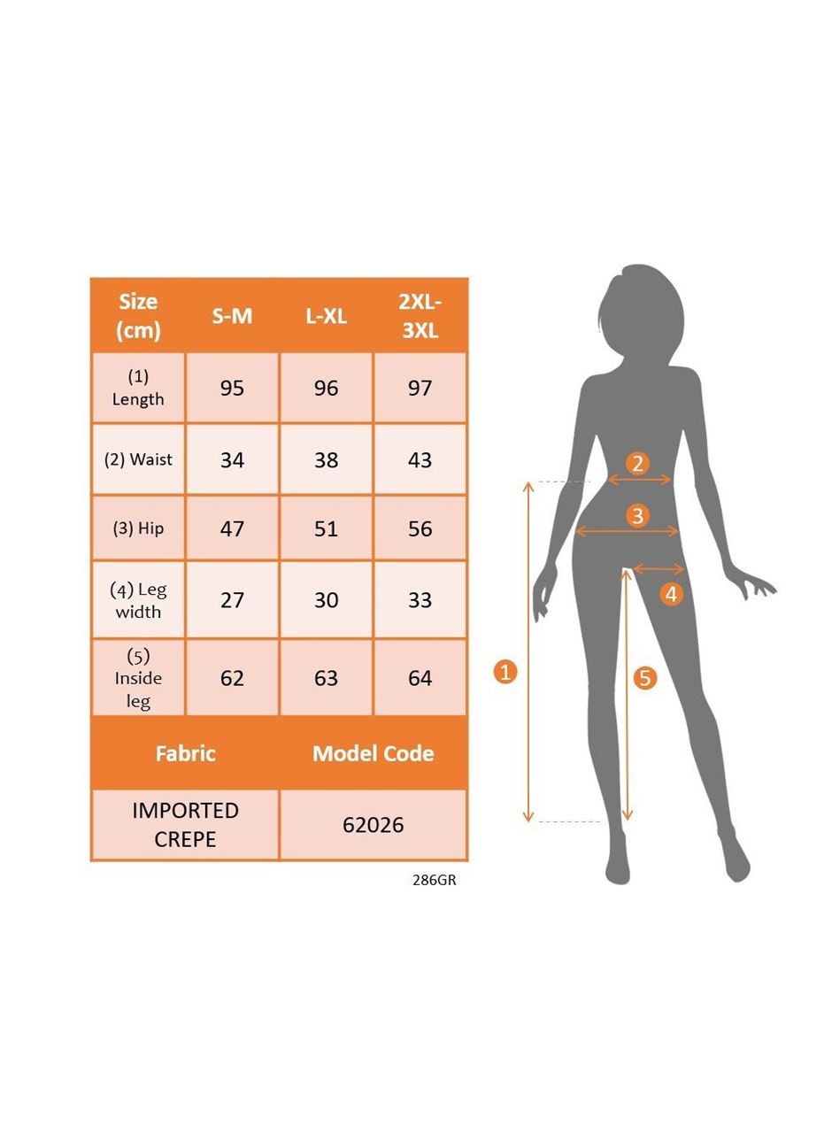Kadın Yüksek Bel Kemersiz Ithal Krep Pantolon