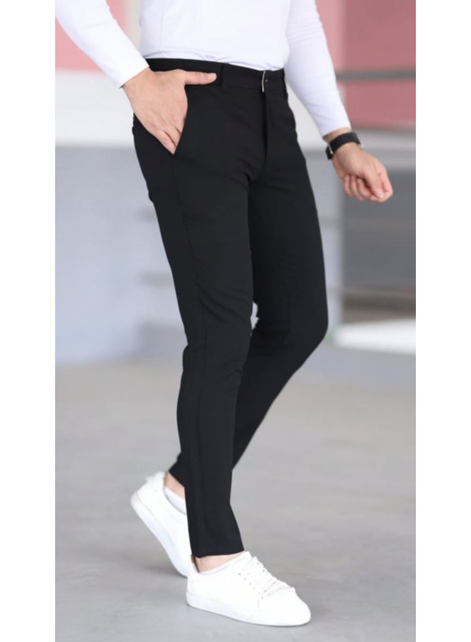 Erkek Slim Fit Likralı Gabardin Pantolon