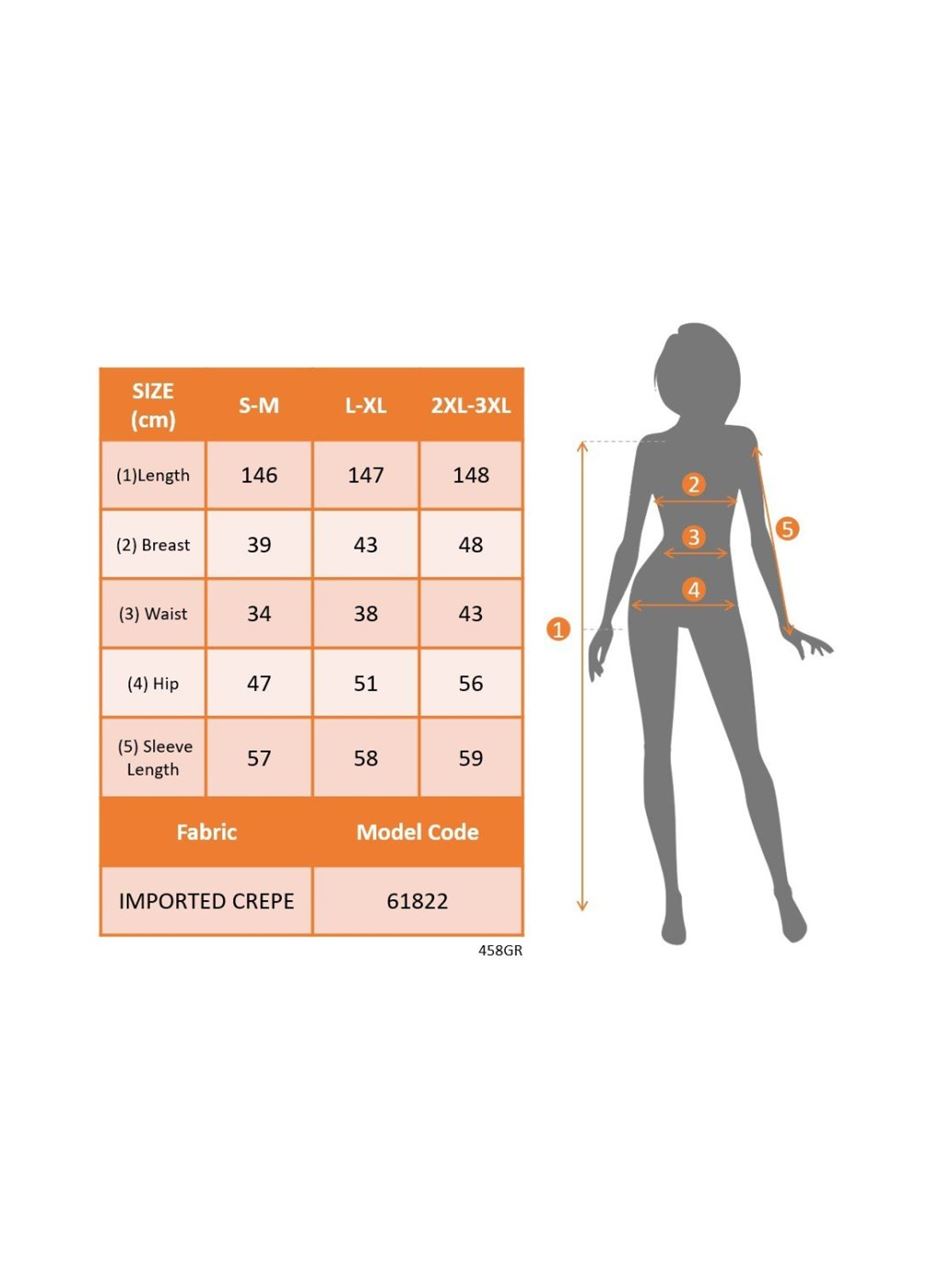 Kadın Uzun Kollu Madonna Yakalı Yırtmaç Detaylı Uzun Ithal Krep Elbise