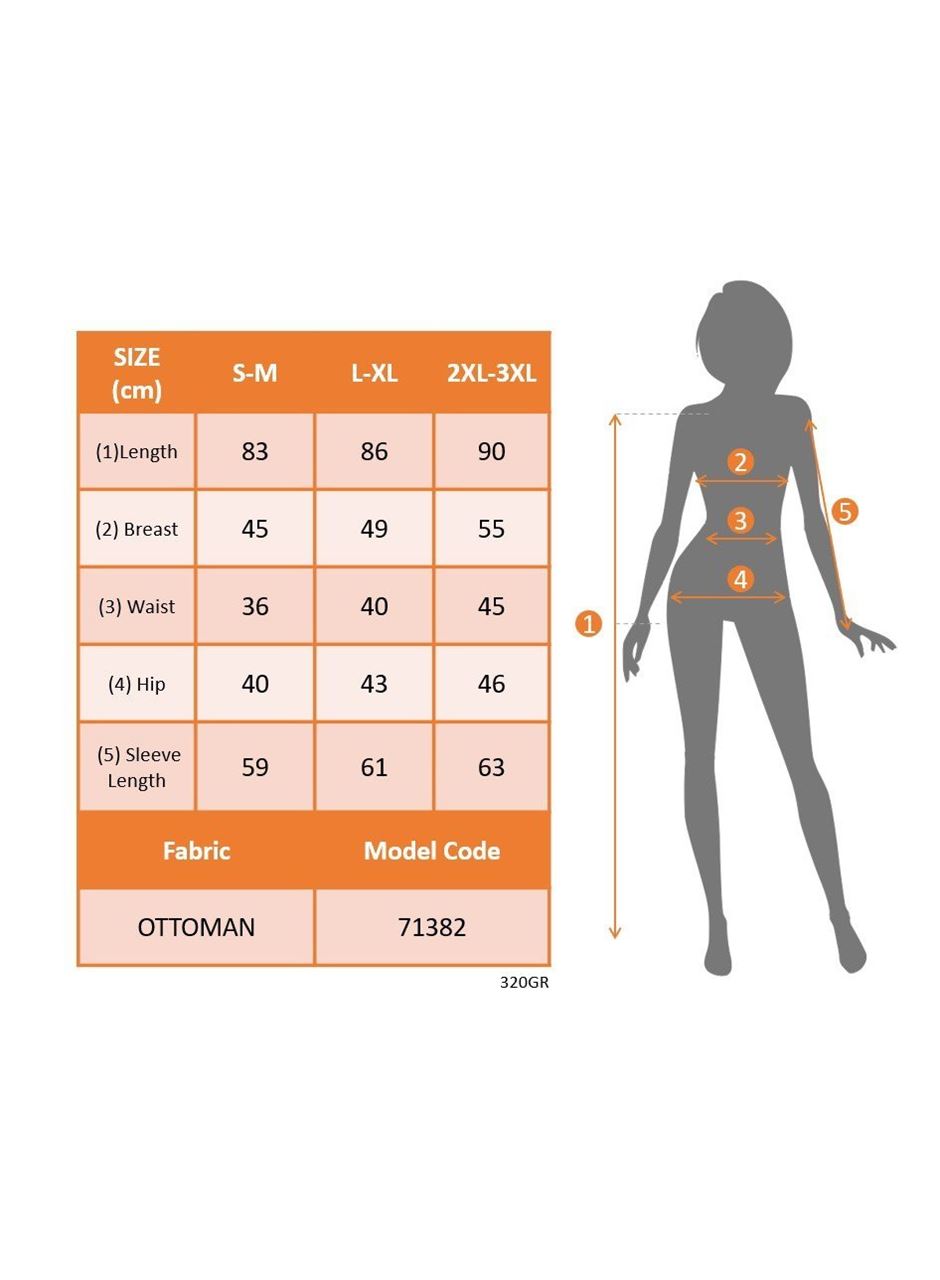 Kadın Uzun Kollu Kruvaze Yakalı Yanlardan Büzgülü Kısa Ottoman Elbise