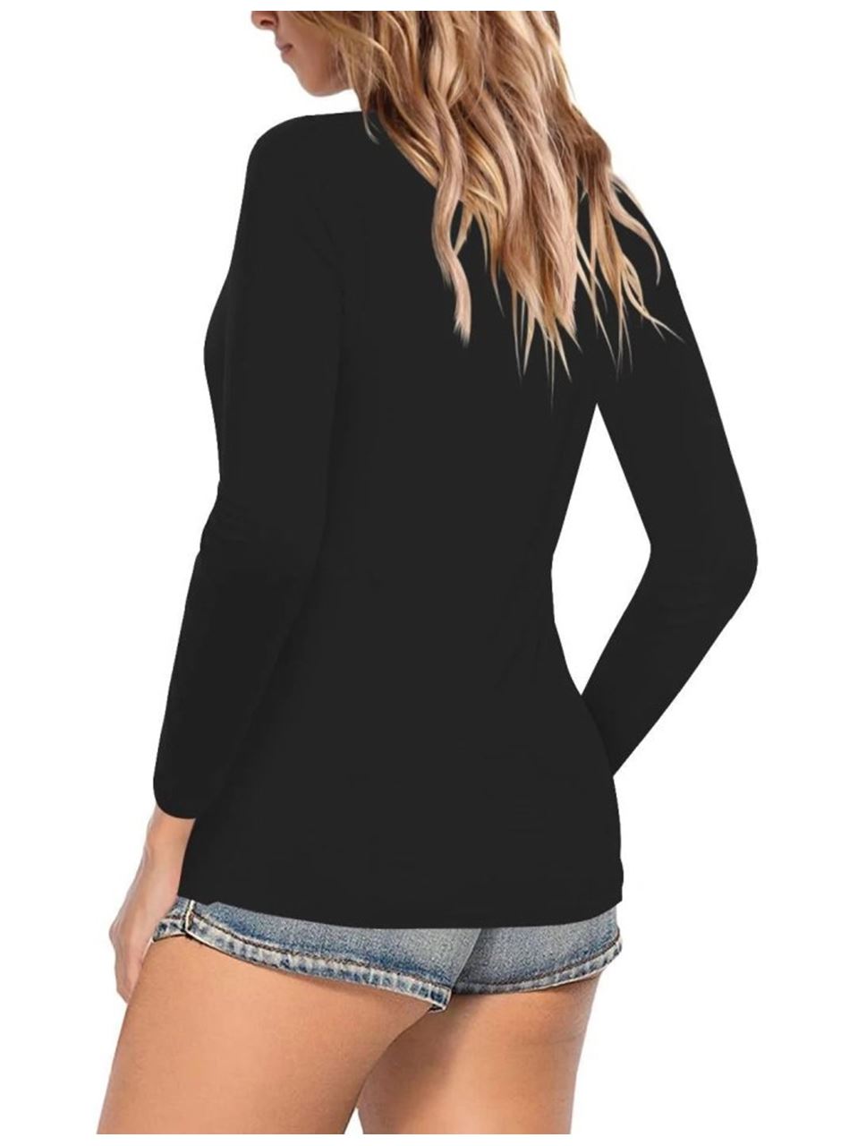 Kadın Uzun Kollu V Yaka Bluz