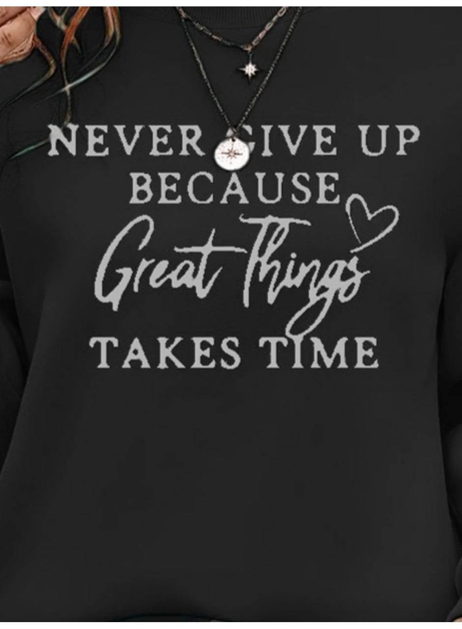 Kadın Uzun Kollu Yuvarlak Yaka Iki Iplik şardonlu Bluz