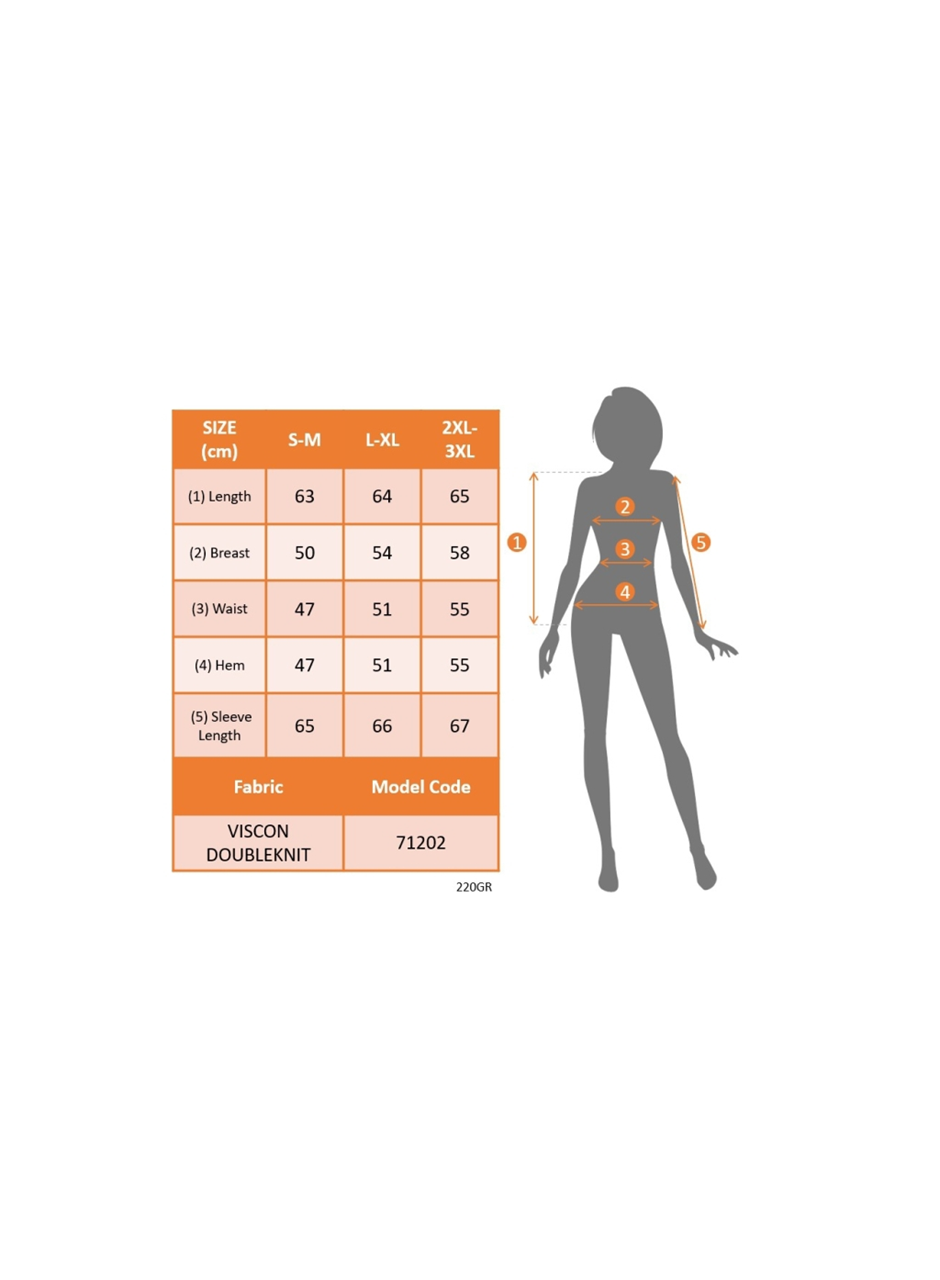 Kadın Uzun Kollu Yuvarlak Yaka Iki Iplik şardonlu Bluz