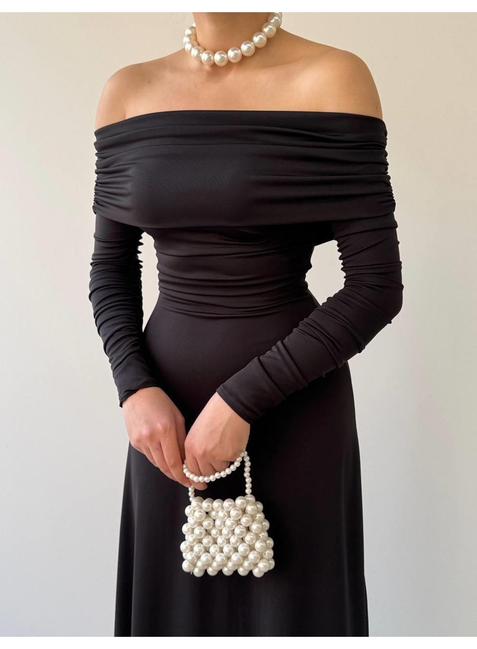 Uras Straplez Elbise