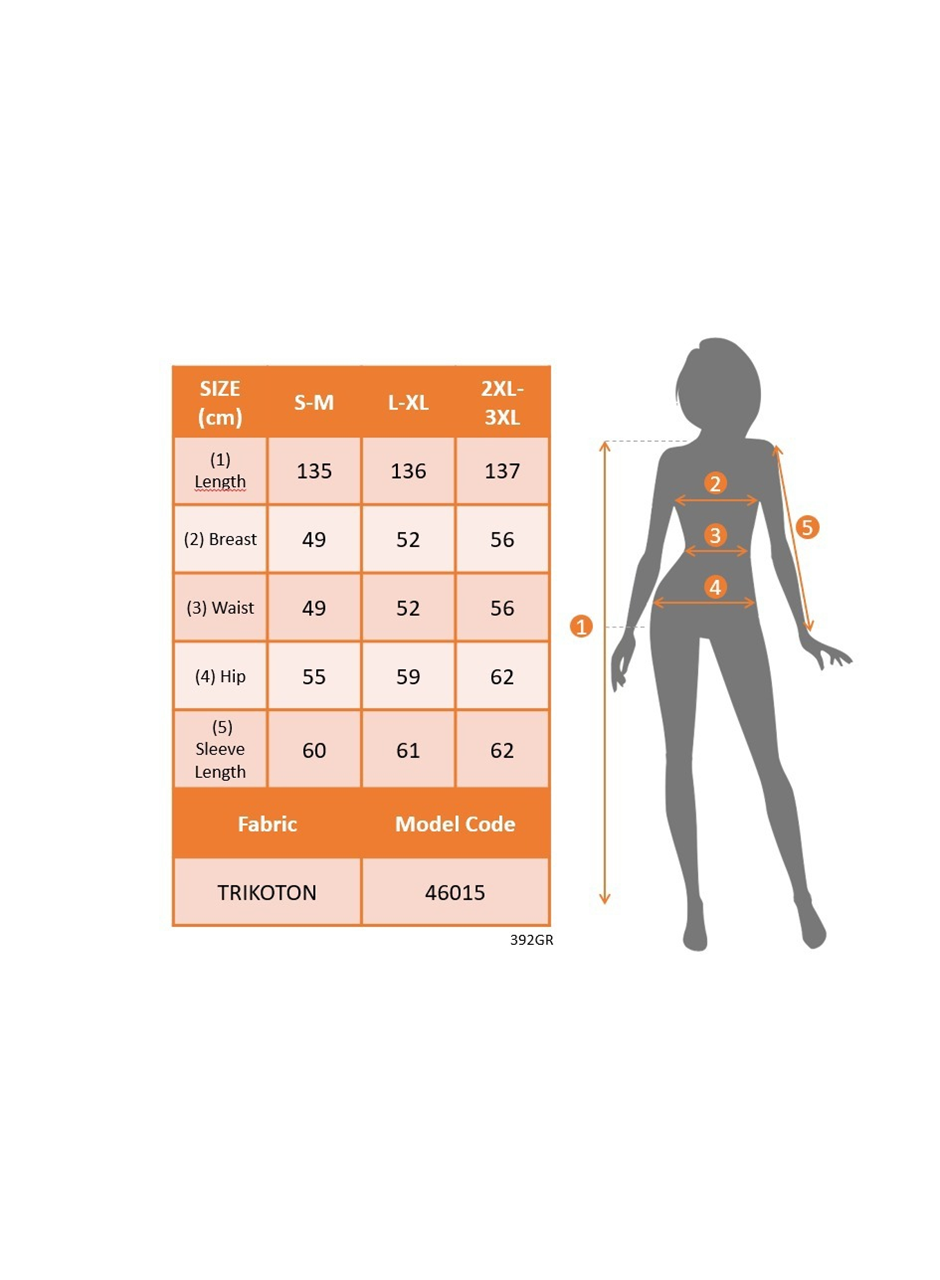 Kadın Uzun Kollu Eteği Fırfırlı Beli Kuşaklı Trikoton Tam Boy Gömlek Elbise