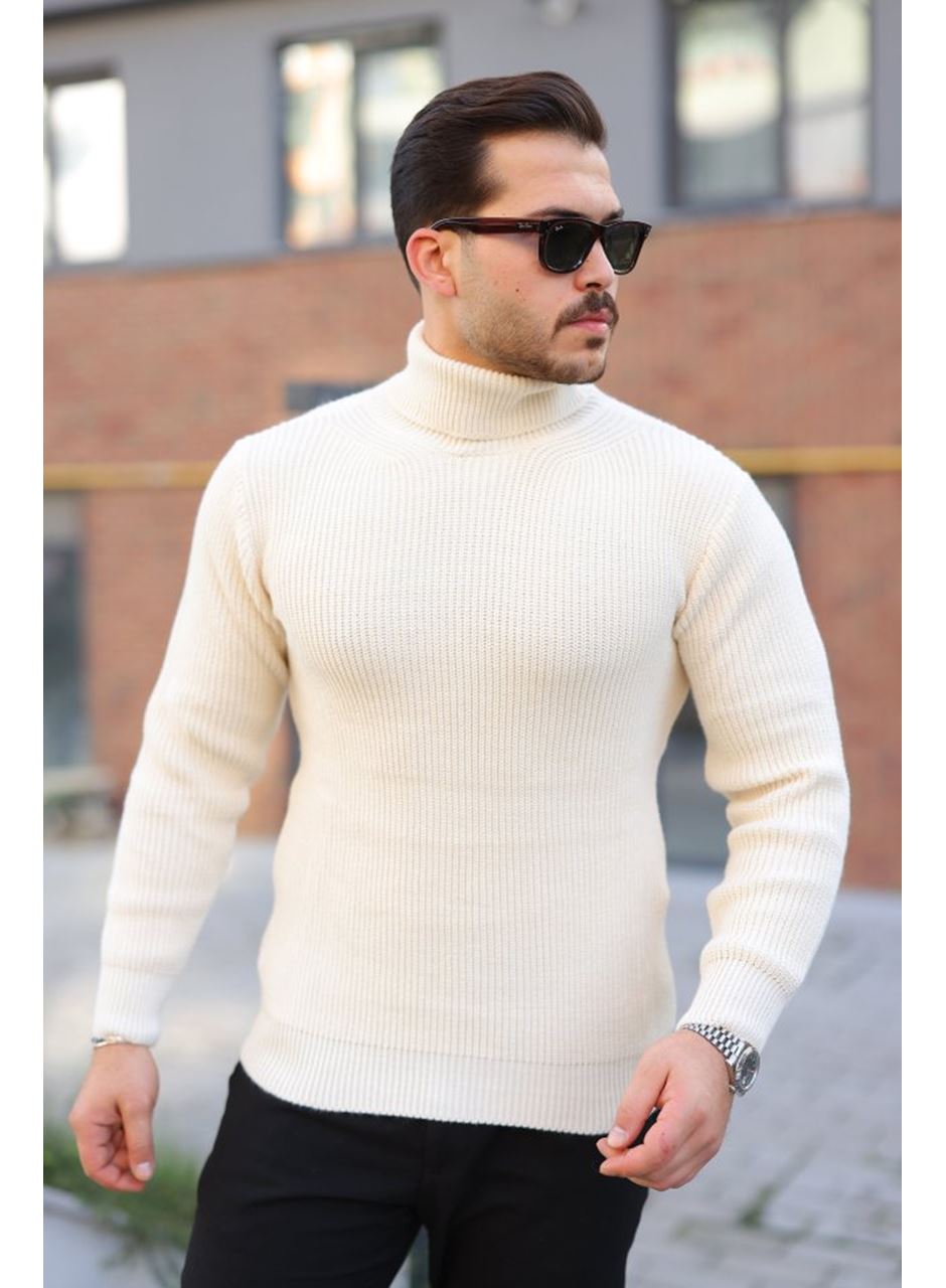 Erkek Boğazlı Örme Kazak