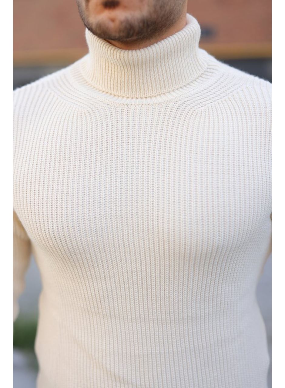 Erkek Boğazlı Örme Kazak