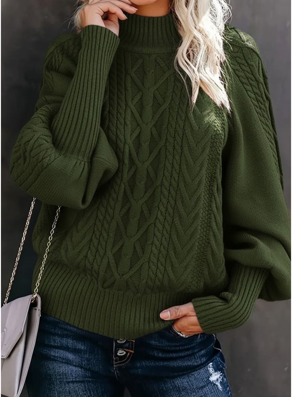 Kadın Uzun Kollu Balıkçı Yaka Triko Kazak