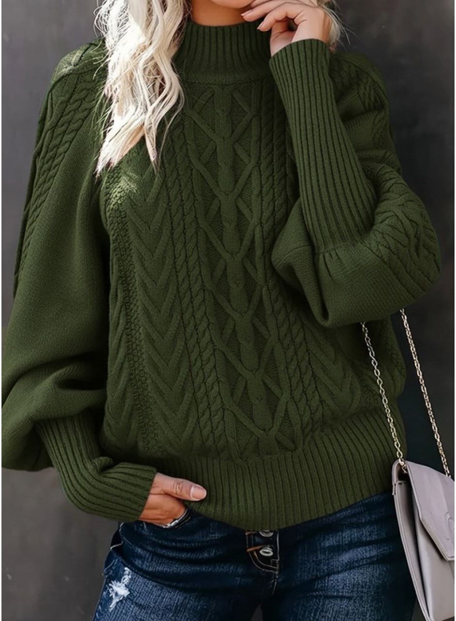 Kadın Uzun Kollu Balıkçı Yaka Triko Kazak