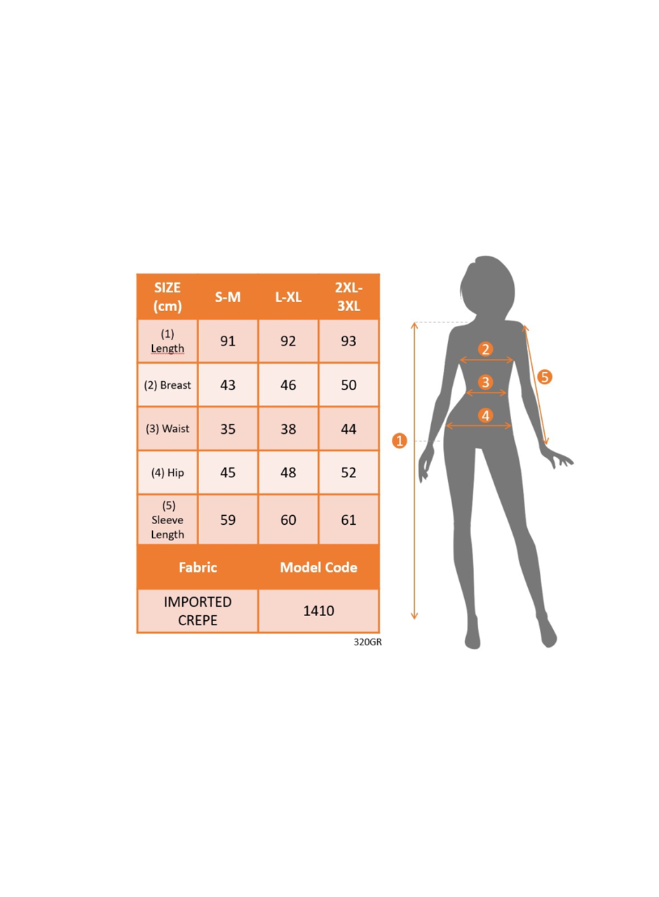 Kadın Uzun Kollu Bisiklet Yaka önden Volanlı Ithal Krep Elbise