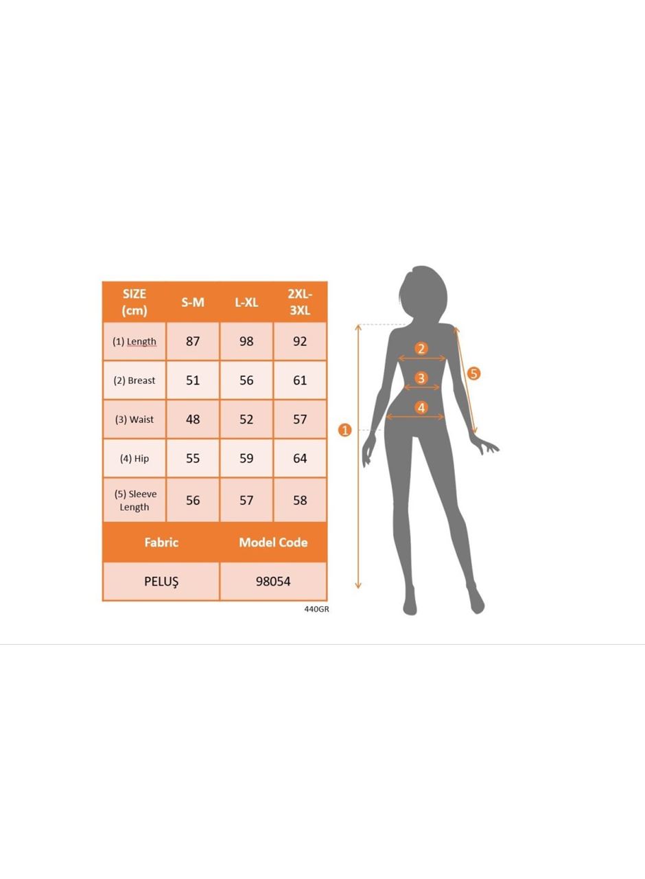 Kadın Uzun Kollu Yakalı önden Fermuarlı Leopar Detaylı Mini Peluş Elbise