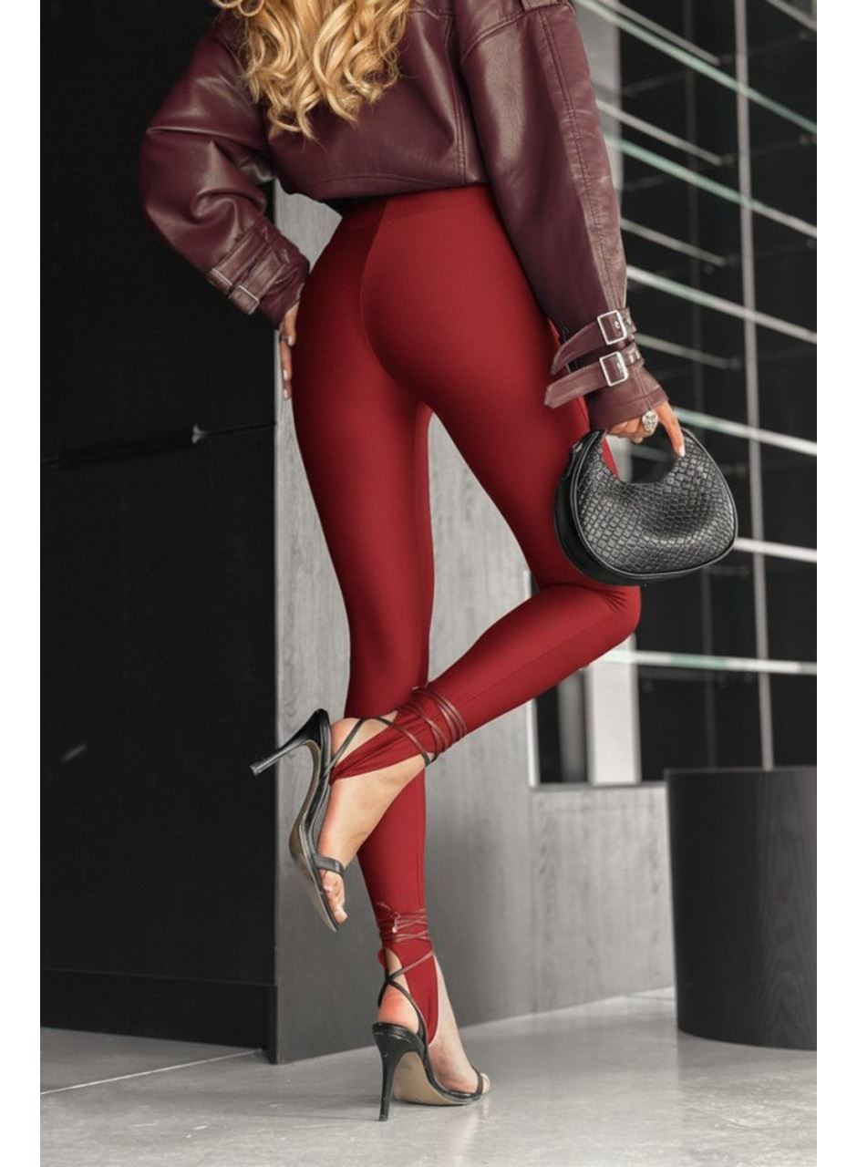 Kadın Yüksek Bel Topuk Altından Geçmeli Dalgıç Tayt